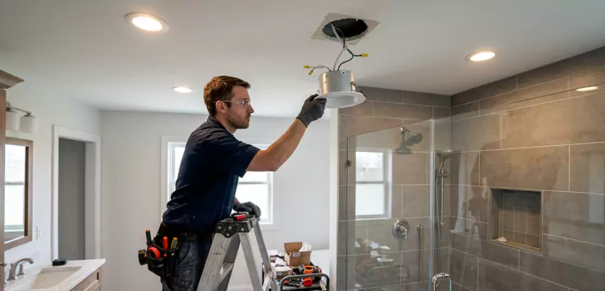 Bathroom and Shower Recessed Lighting Installation in Opelika
