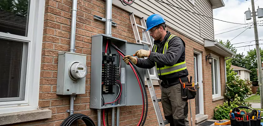 Outdoor Subpanel Installation in Opelika