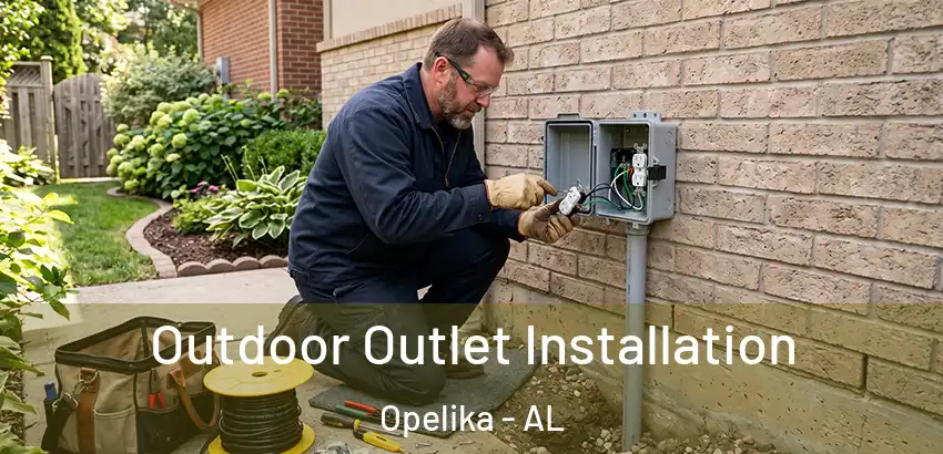 Outdoor Outlet Installation Opelika - AL