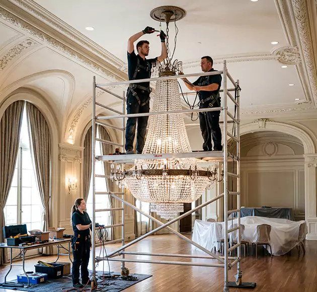 Professional Chandelier Installation: Your Local Fixture Team in Opelika, AL